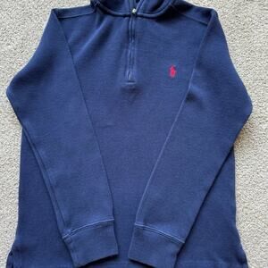 Polo Ralph Lauren Boys Zip Pullover Sweater Sz M 10/12